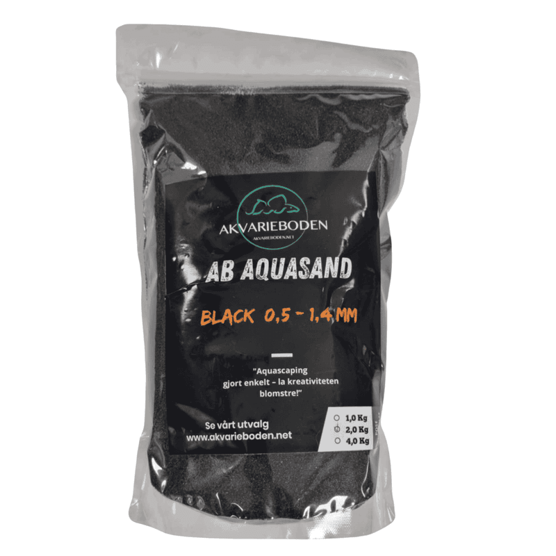 AB AQUASAND BLACK 0,5 - 1,4 mm 2kg