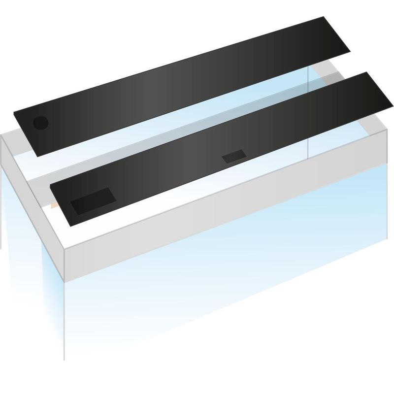 JUWEL LUKESET 150x50CM TILL RIO 450 2 DEL.