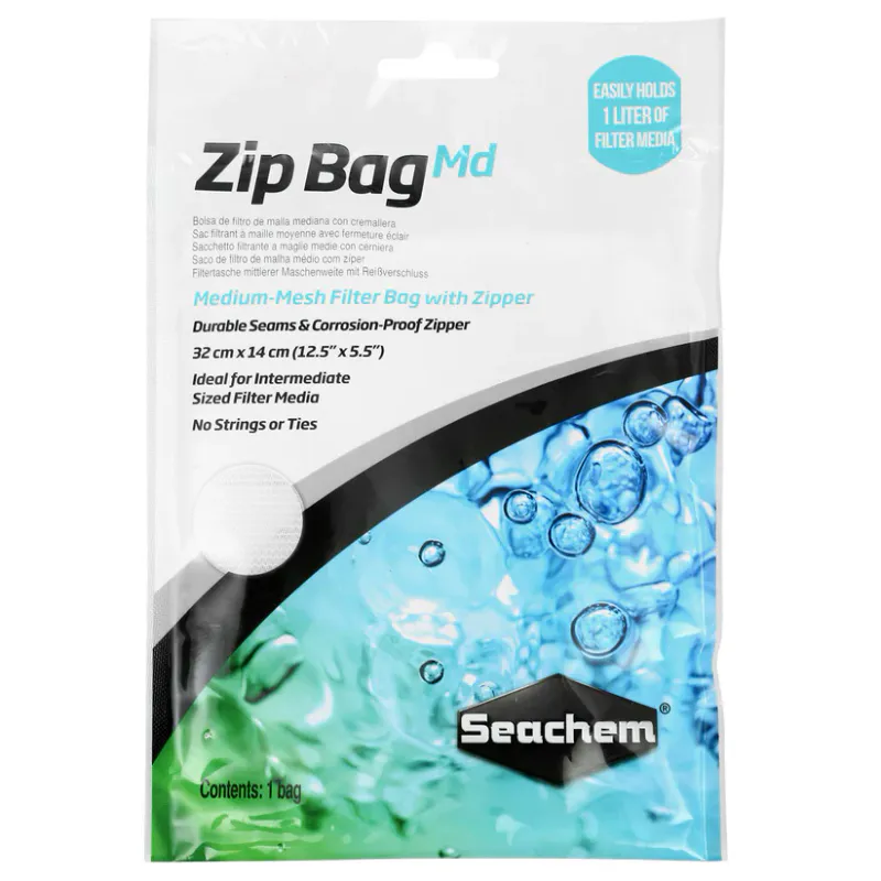 Seachem Zip Bag Medium 1 Liter 