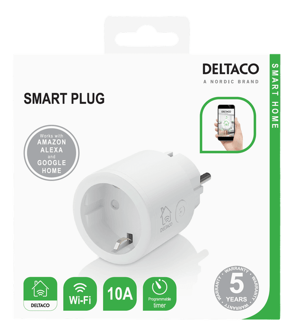 Hovedbilde DELTACO SH-P01 SMARTKONTAKT WI-FI