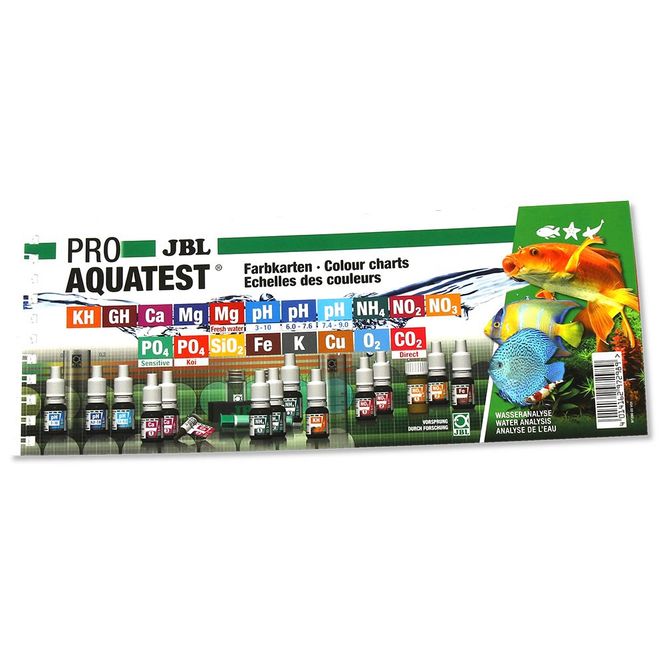 Hovedbilde JBL ProAquaTest range colour charts