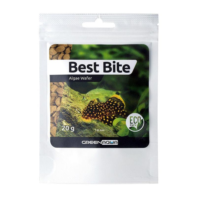 Green Aqua Best Bite Algae Wafer EcoPack - 20 g