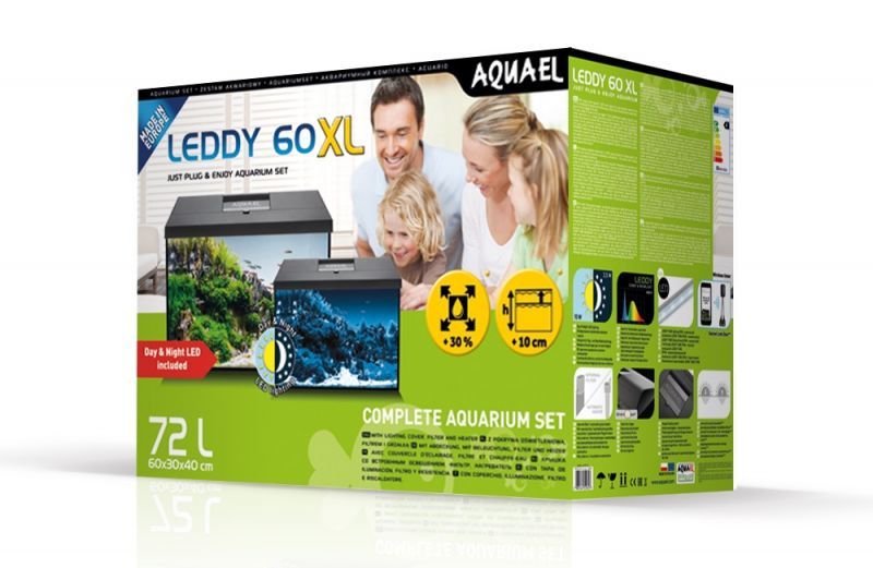Aquael Leddy Set XL 72L Svart 