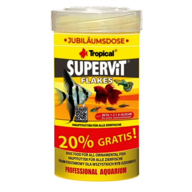 Hovedbilde Tropical Supervit flake food 1000 ml  Anniversary can +20% ...